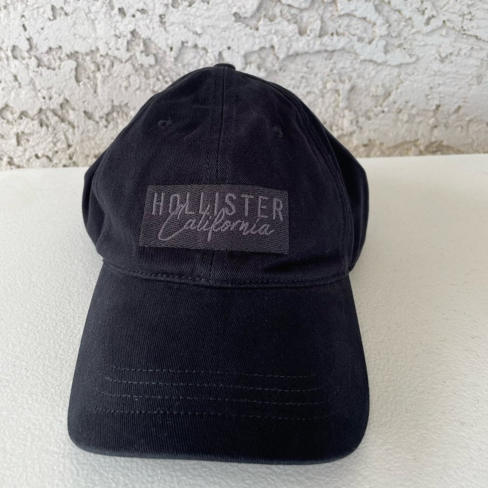 Hollister California Adjustable Black Hat
